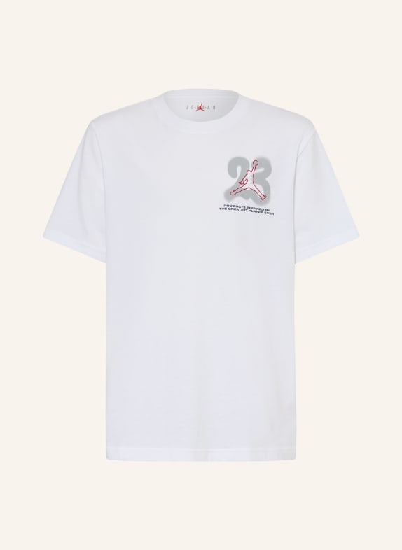 JORDAN JORDAN 23 T-shirt WHITE / GRAY / DARK RED