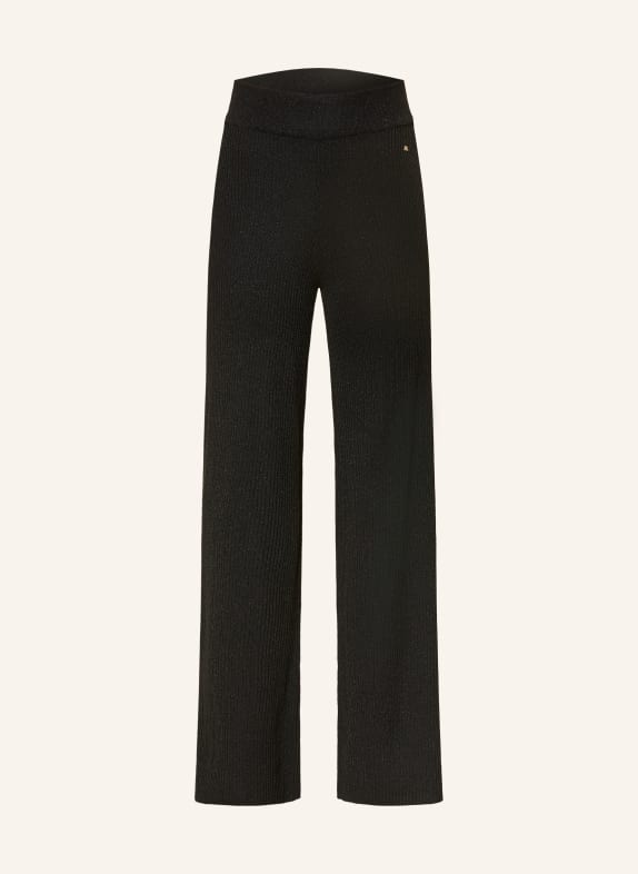 ARMANI EXCHANGE Pantalon en maille avec fil pailleté NOIR