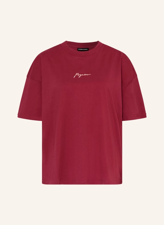 PEGADOR BEJA T-shirt DARK RED / LIGHT GRAY