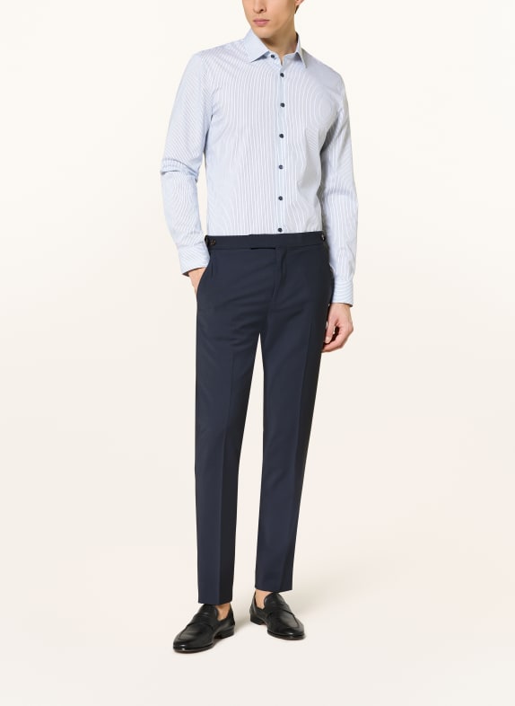OLYMP Hemd No. Six super slim WEISS / HELLBLAU / SCHWARZ