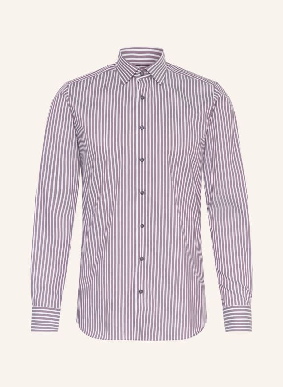 OLYMP Hemd body fit CREME / LILA