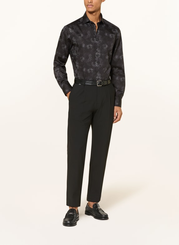 OLYMP Hemd Luxor modern fit SCHWARZ / WEISS