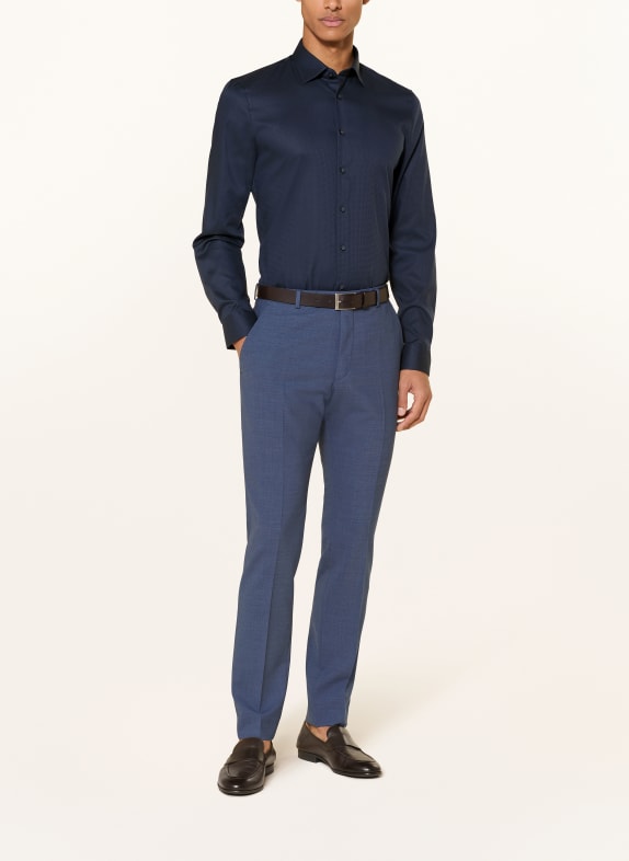 OLYMP Hemd No. Six super slim DUNKELBLAU