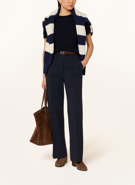 GANT gebreid shirt DONKERBLAUW