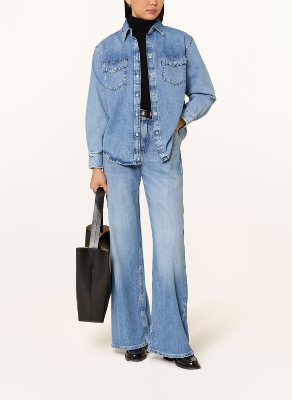 GANT spijkerblouse BLAUW