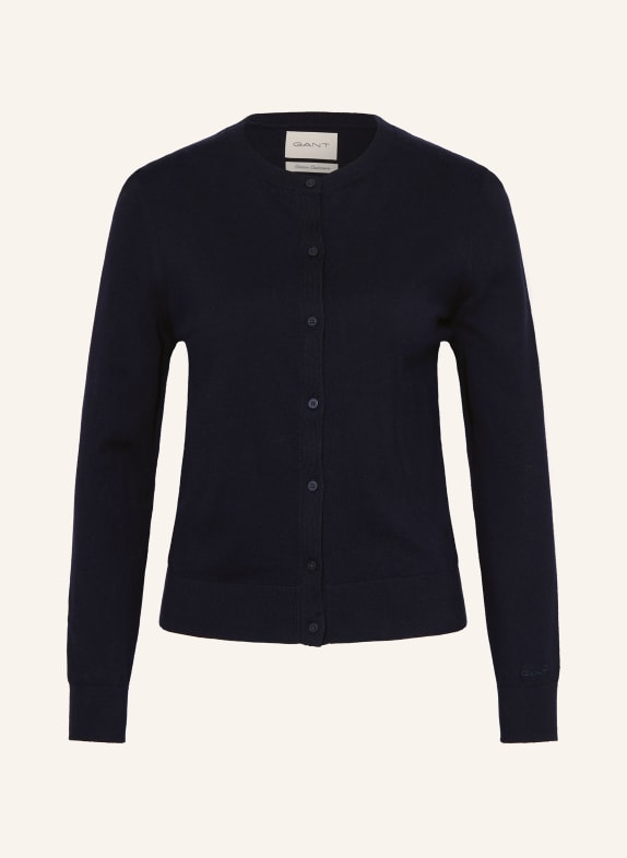 GANT Strickjacke DUNKELBLAU