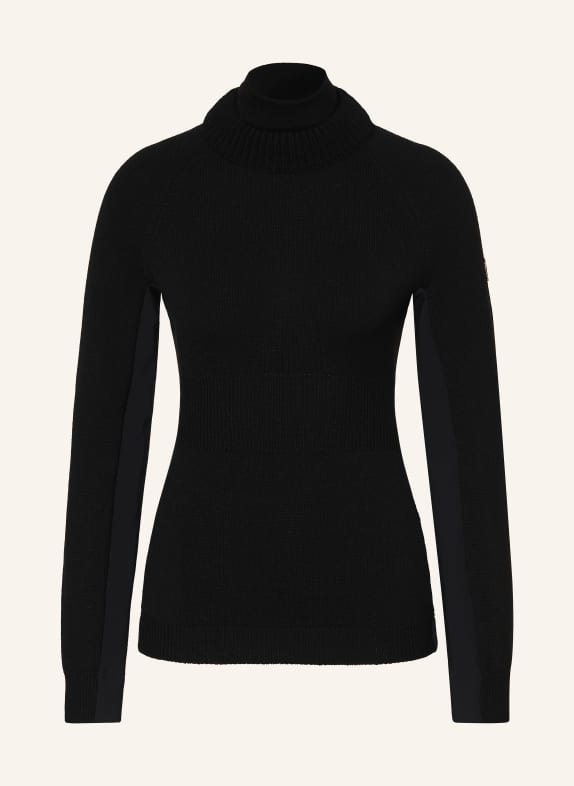 MONCLER GRENOBLE Rollkragenpullover SCHWARZ