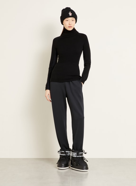 MONCLER GRENOBLE Rollkragenpullover SCHWARZ