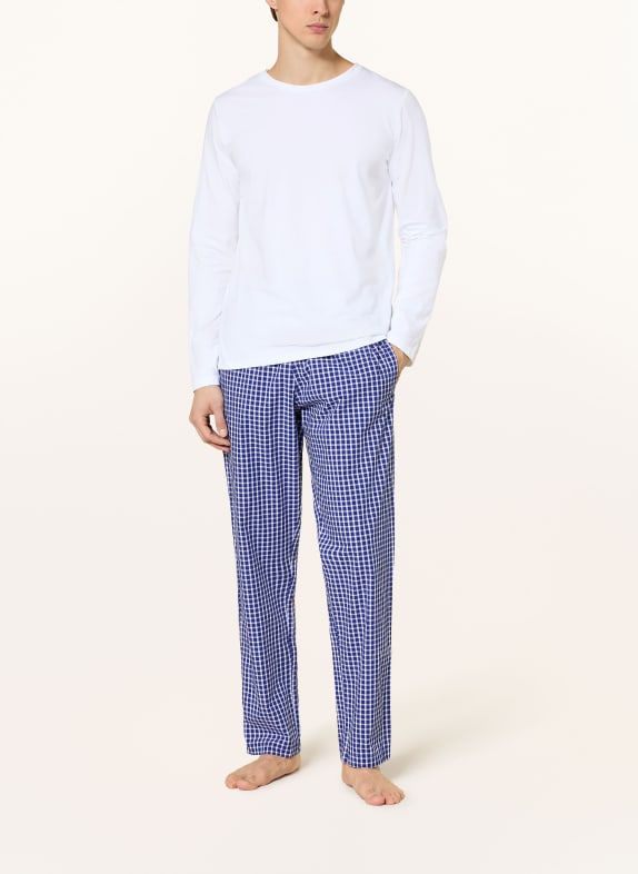 STROKESMAN'S Pyjamasbyxor BLÅ / VIT