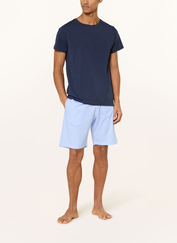 STROKESMAN'S Sovshorts LJUSBLÅ / VIT