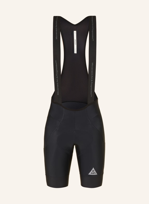 MAAP Spodenki rowerowe DROME TEAM z szelkami i wyściełaną wkładką CZARNY / SZARY
