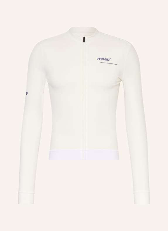 MAAP Koszulka rowerowa TERMO TRAINING THERMAL JERSEY BIAŁY / CZIEMNOSZARY
