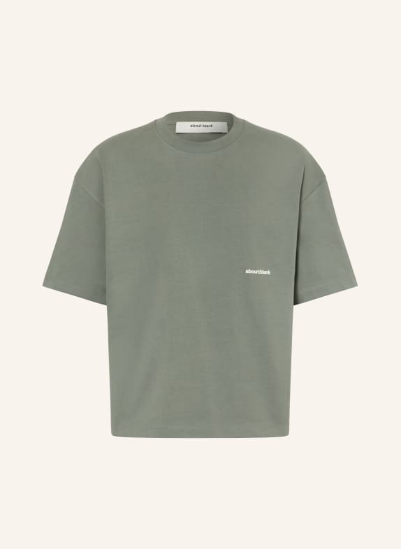 about:blank T-Shirt GRÜN / ECRU