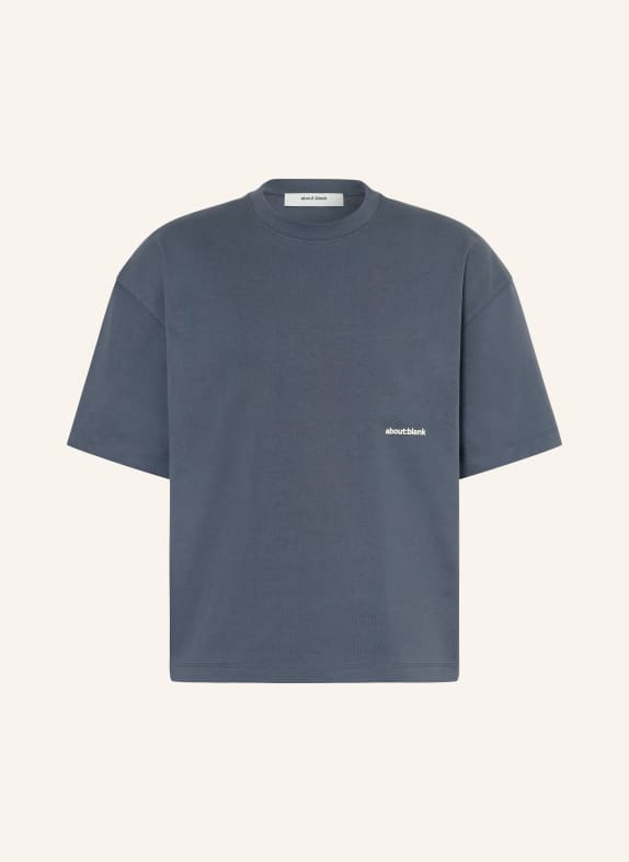 about:blank T-Shirt DUNKELBLAU / ECRU