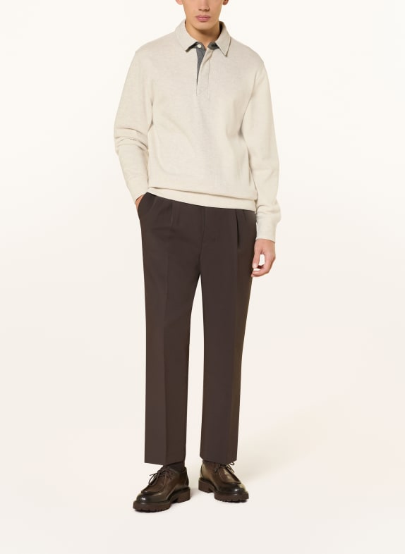 GANT Stickad pikétröja BEIGE