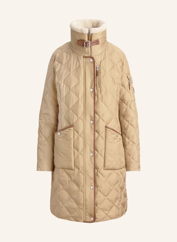 LAUREN RALPH LAUREN Daunenmantel HELLBRAUN