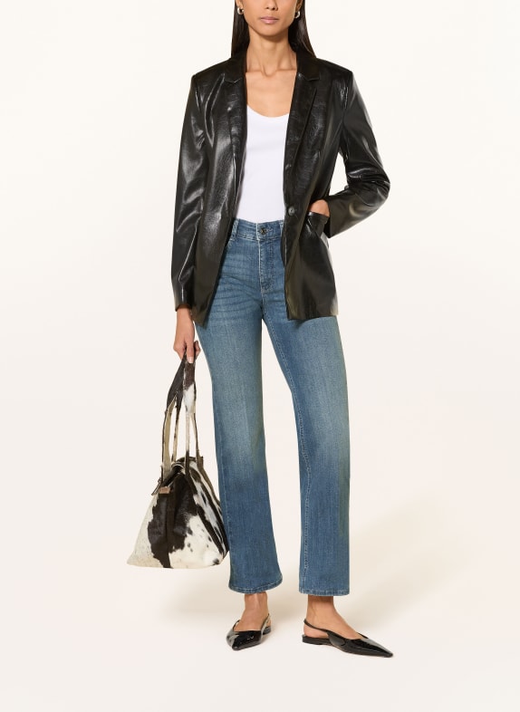 MAC Rechte jeans LAURA D646 petrolblue basic wash