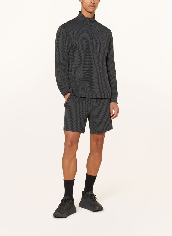 lululemon Hardloopshort PACE BREAKER REFLECTIVE ZWART / LICHTGRIJS