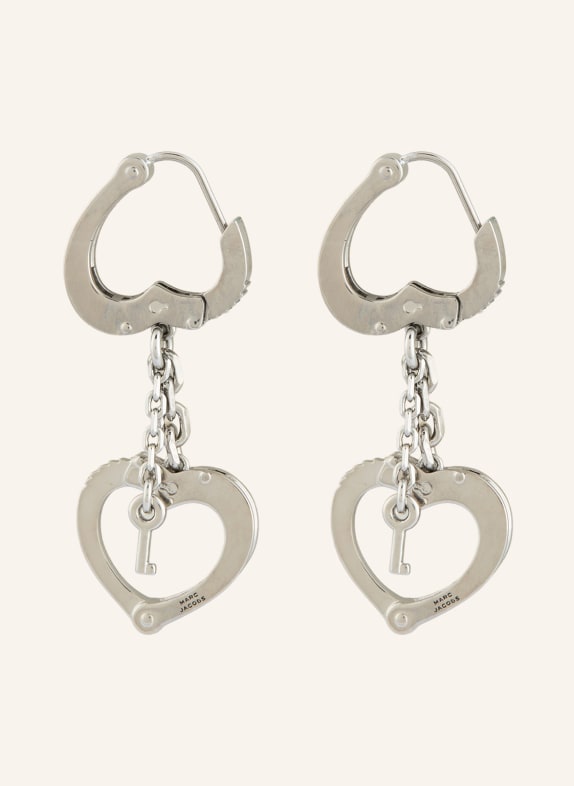 MARC JACOBS Ohrhänger THE HEART HANDCUFF SILBER