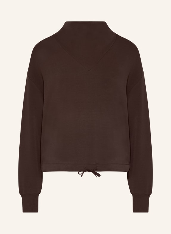 VARLEY BETSY sweatshirt DARK BROWN