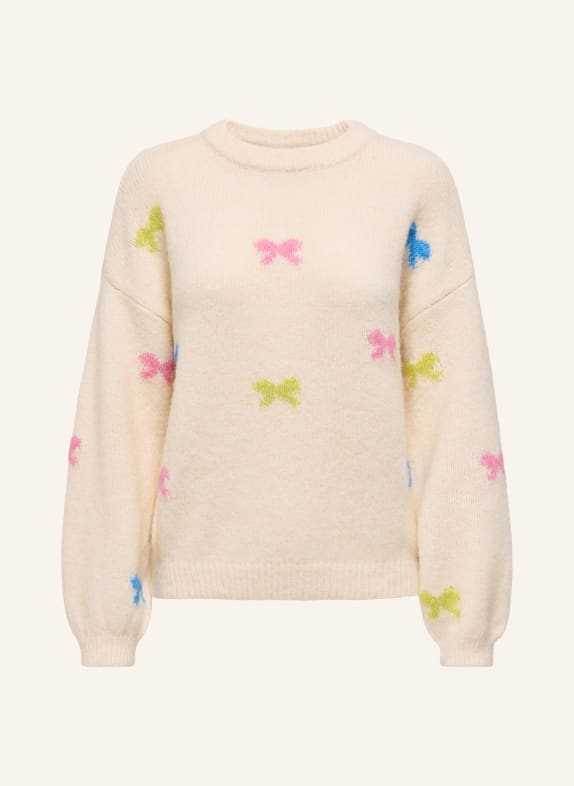 ONLY Pullover ECRU / ROSA / BLAU