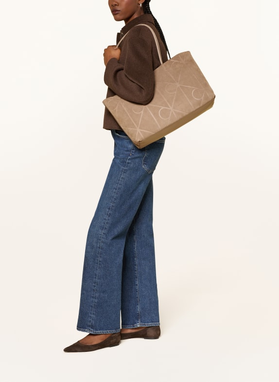 Calvin Klein shopper TAUPE