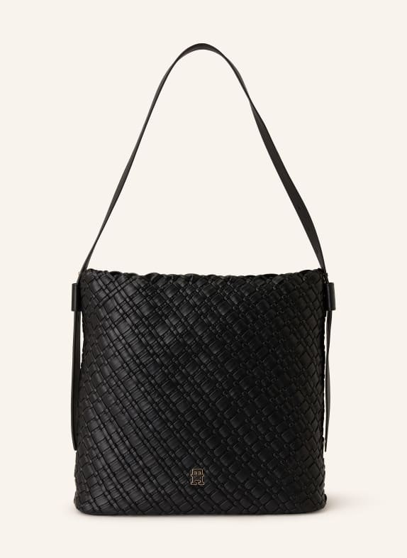 TOMMY HILFIGER Shopper with pouch BLACK