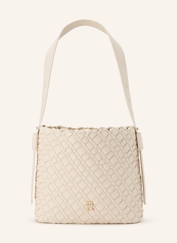 TOMMY HILFIGER torba na ramię ECRU