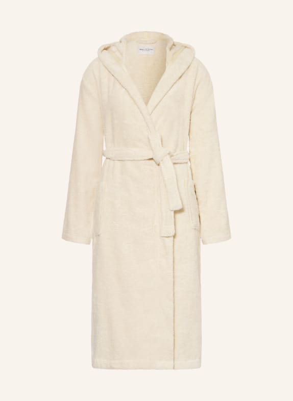 Marc O'Polo Women's hooded bathrobe WHITE