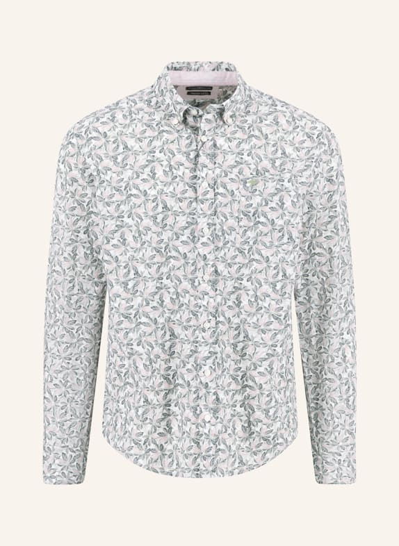 FYNCH-HATTON Hemd Casual Fit GRÜN / ROSÉ / WEISS