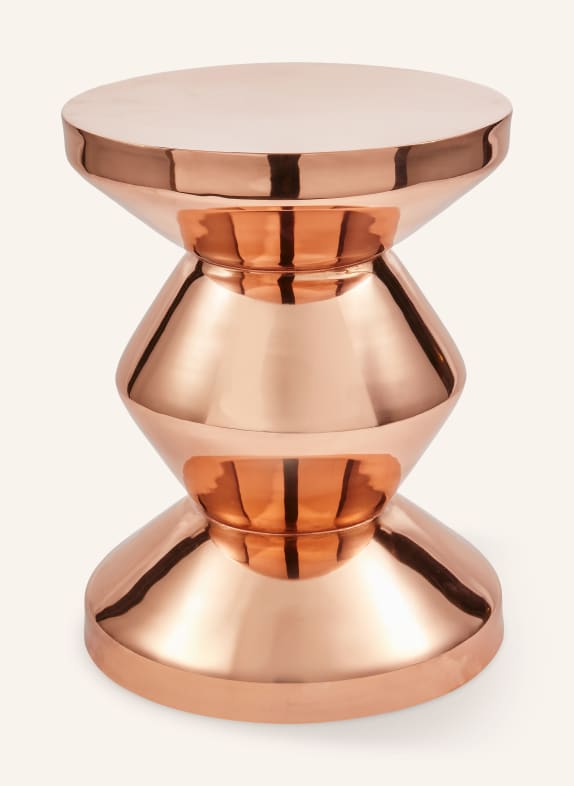 POLSPOTTEN Odkládací stolek ZIG ZAG BARVA RŮŽOVÉHO ZLATA