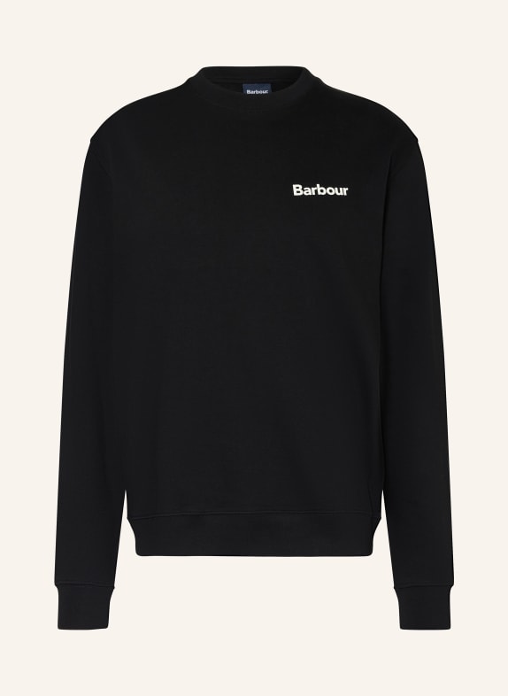 Barbour Sweatshirt FIRBANK SCHWARZ / WEISS