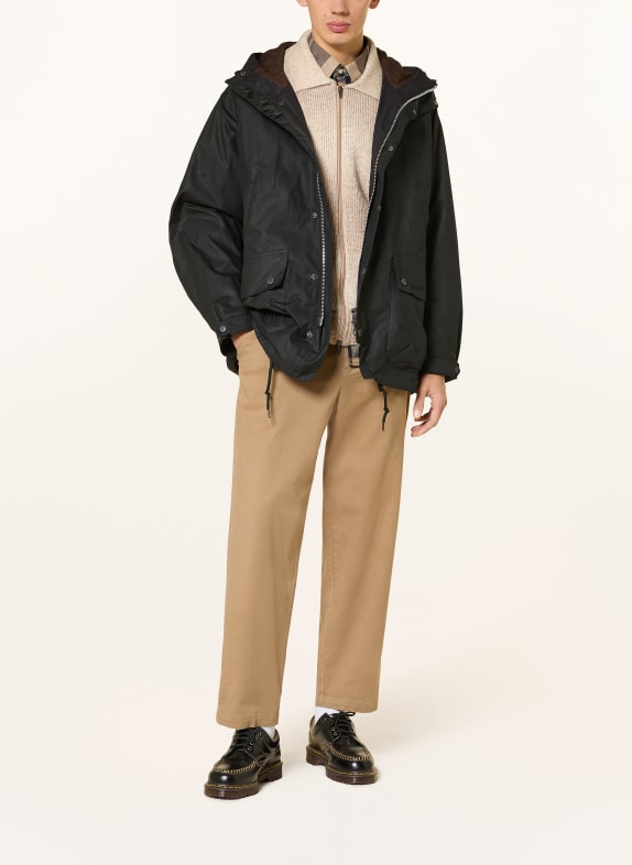 Barbour Parka TIDE ZWART