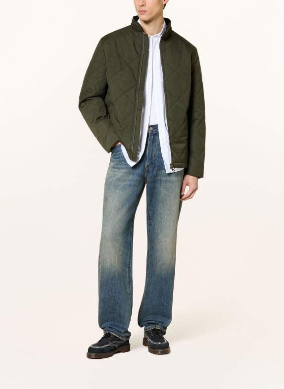 Barbour Quiltad jacka HARRINGTON QLT OLIVGRÖN