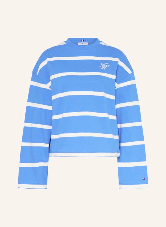 TOMMY HILFIGER sweatshirt BLUE / WHITE