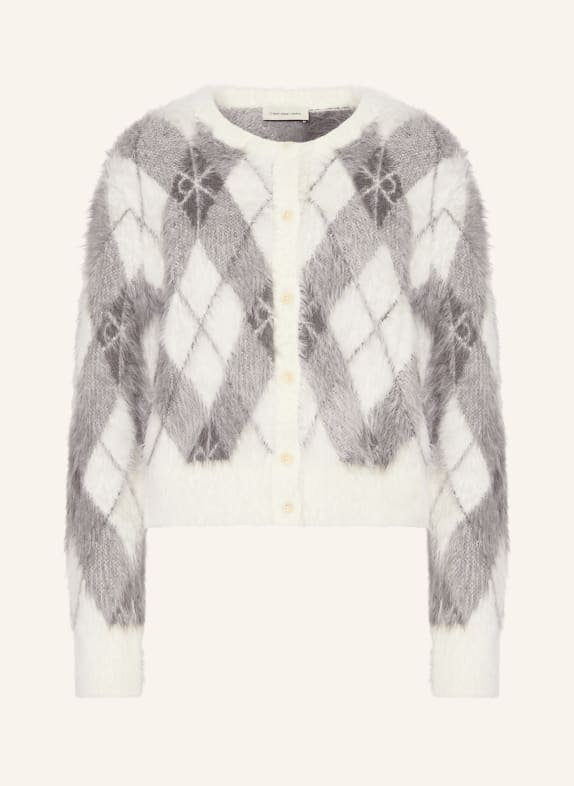 Calvin Klein Jeans svetr BÍLÁ / ŠEDÁ