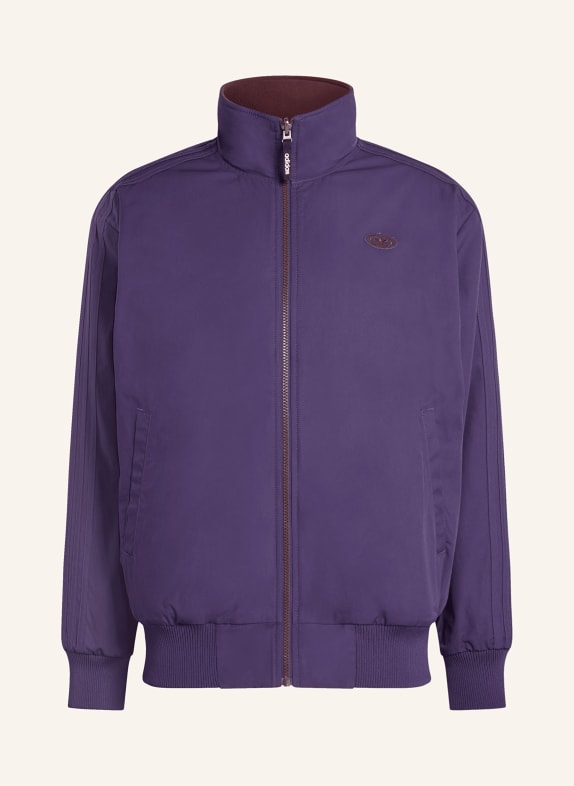 adidas Originals Fleecejacke FIREBIRD  zum Wenden DUNKELLILA / DUNKELROT