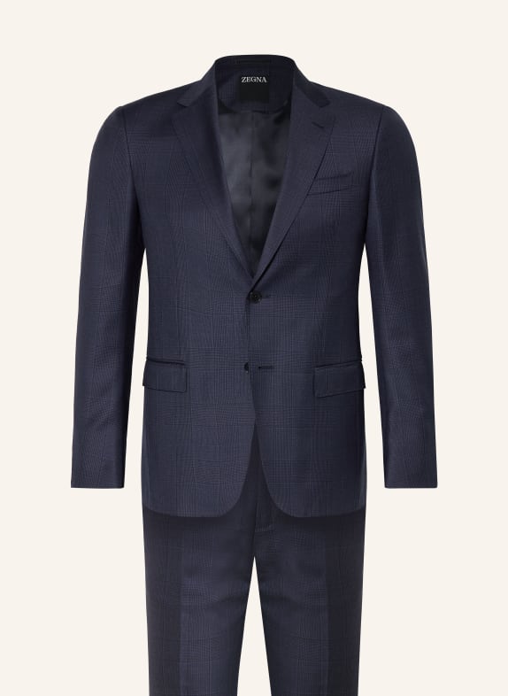 ZEGNA Anzug Tailored Fit DUNKELBLAU