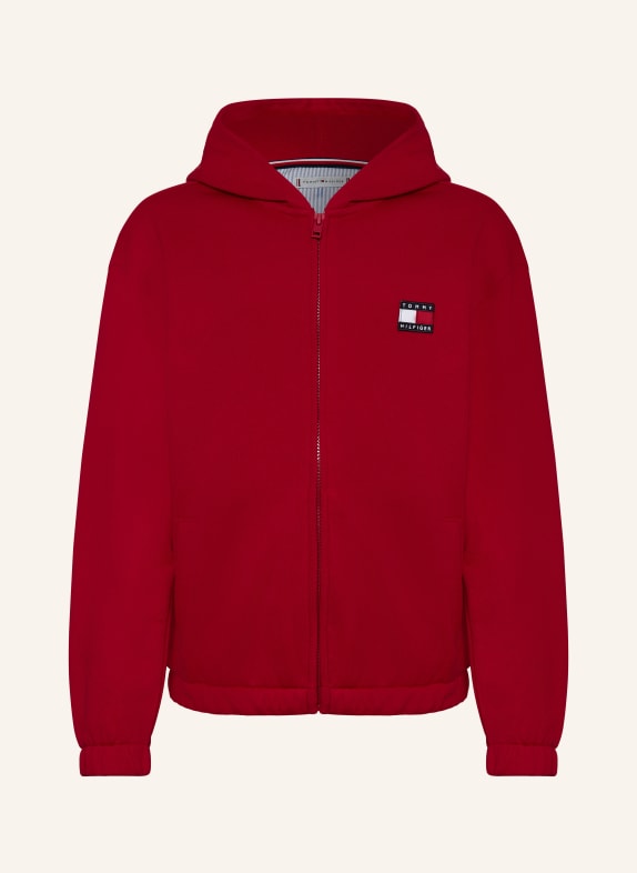 TOMMY HILFIGER Sweatjacke ROT