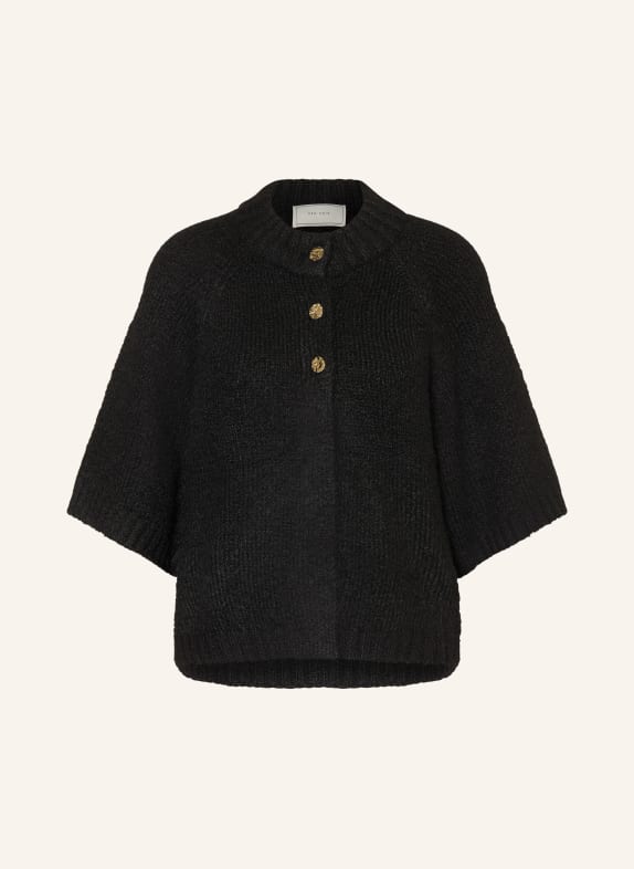 NEO NOIR BENUTA cardigan with 3/4 sleeves BLACK
