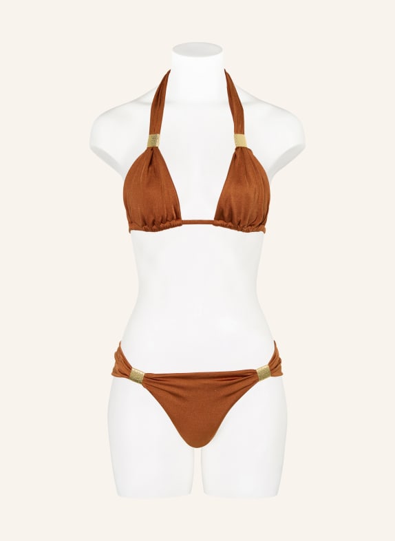 heidi klein Basic bikinibroekje RUST COGNAC / GOUD