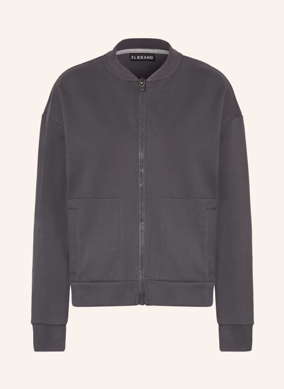 ELBSAND ENID Sweat Jacket DARK GRAY