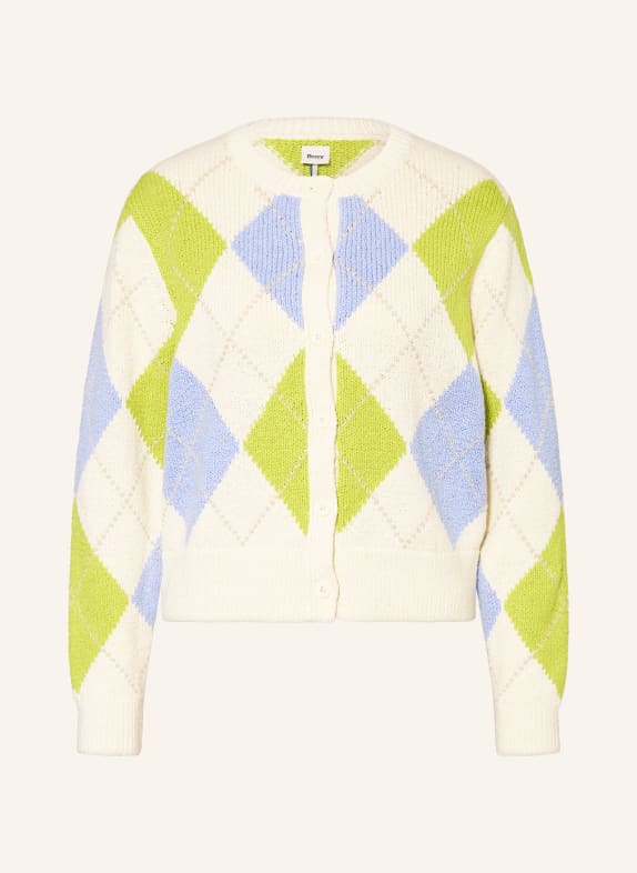 BRAX Sweter ANN ECRU / JASKRAWY ZIELONY / JASNONIEBIESKI