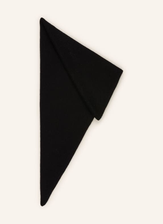 SAMSØE  SAMSØE Szal SADARIA z kaszmiru CZARNY