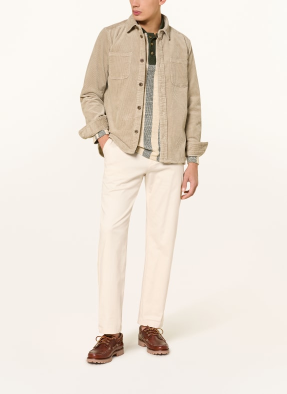 LES DEUX Cord-overshirt BEIGE