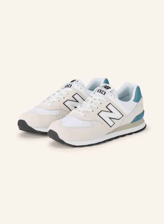 new balance Sneaker 574 ECRU / TEAL / WHITE