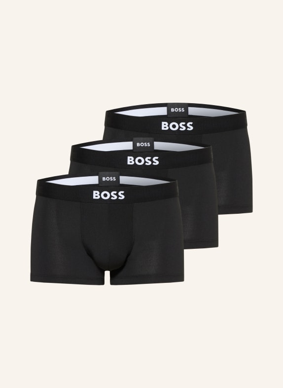 BOSS 3er-Pack Boxershorts ONE SCHWARZ
