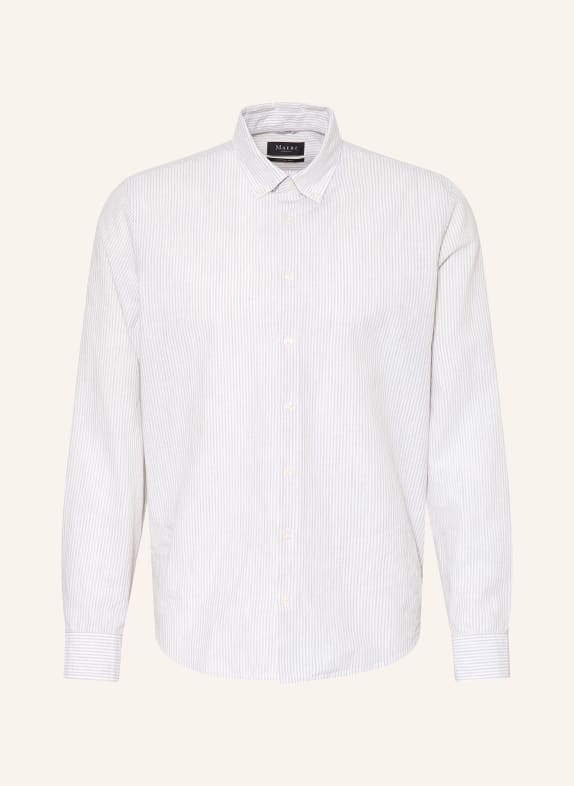 MAERZ MUENCHEN Hemd Comfort Fit WEISS / HELLGRÜN