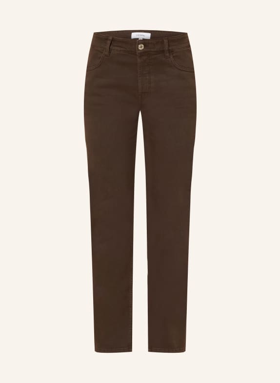 comma Straight Jeans MARA 8940 BROWN