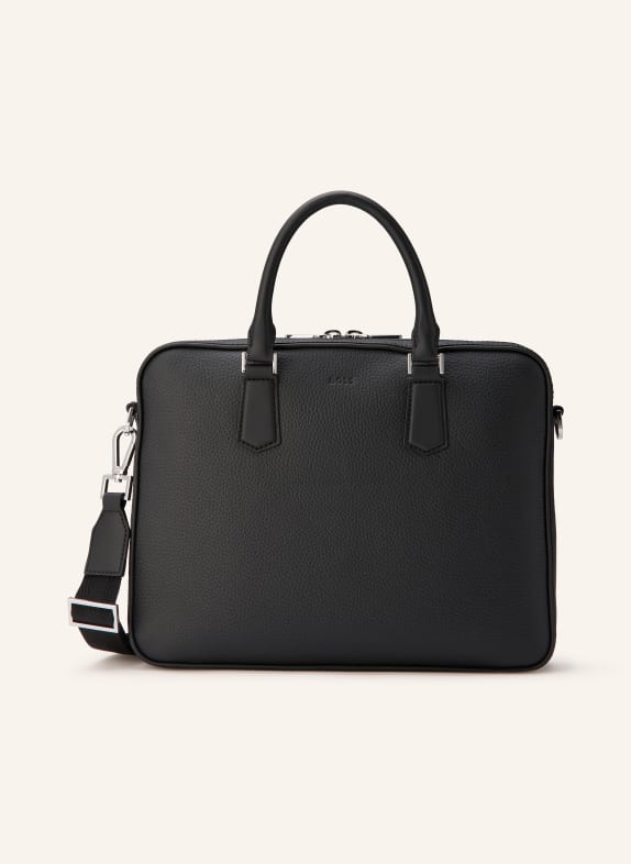 BOSS NEW CROSSTOWN laptop bag BLACK / SILVER